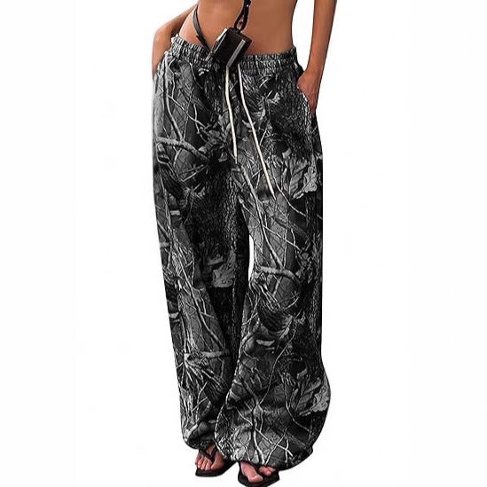 Damen Freizeit-Cargohose im modischen Camouflage-Design Stalluxe
