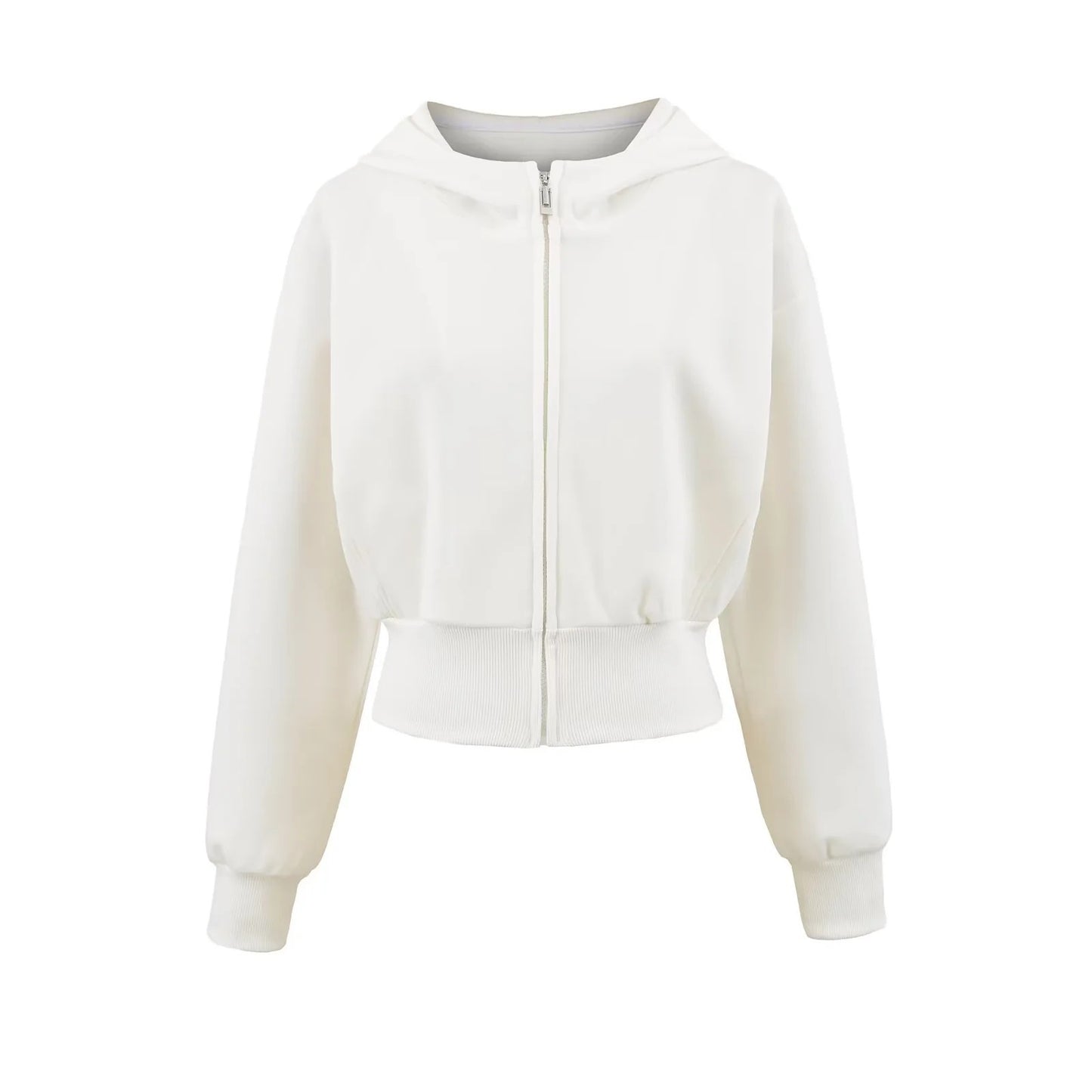 Damen Sportliche Kapuzenjacke mit lässigem Schnitt und praktischen Reißverschlusstaschen Stalluxe