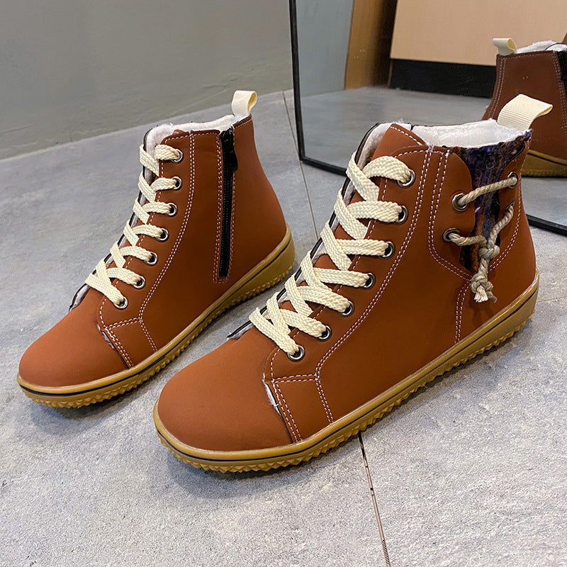 Damen modische Schnür-Stiefeletten mit dekorativem Design und hohem Tragekomfort Stalluxe