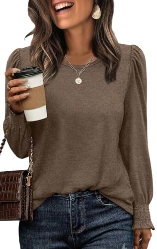 Damen Langarmshirt mit Puffärmeln Stalluxe