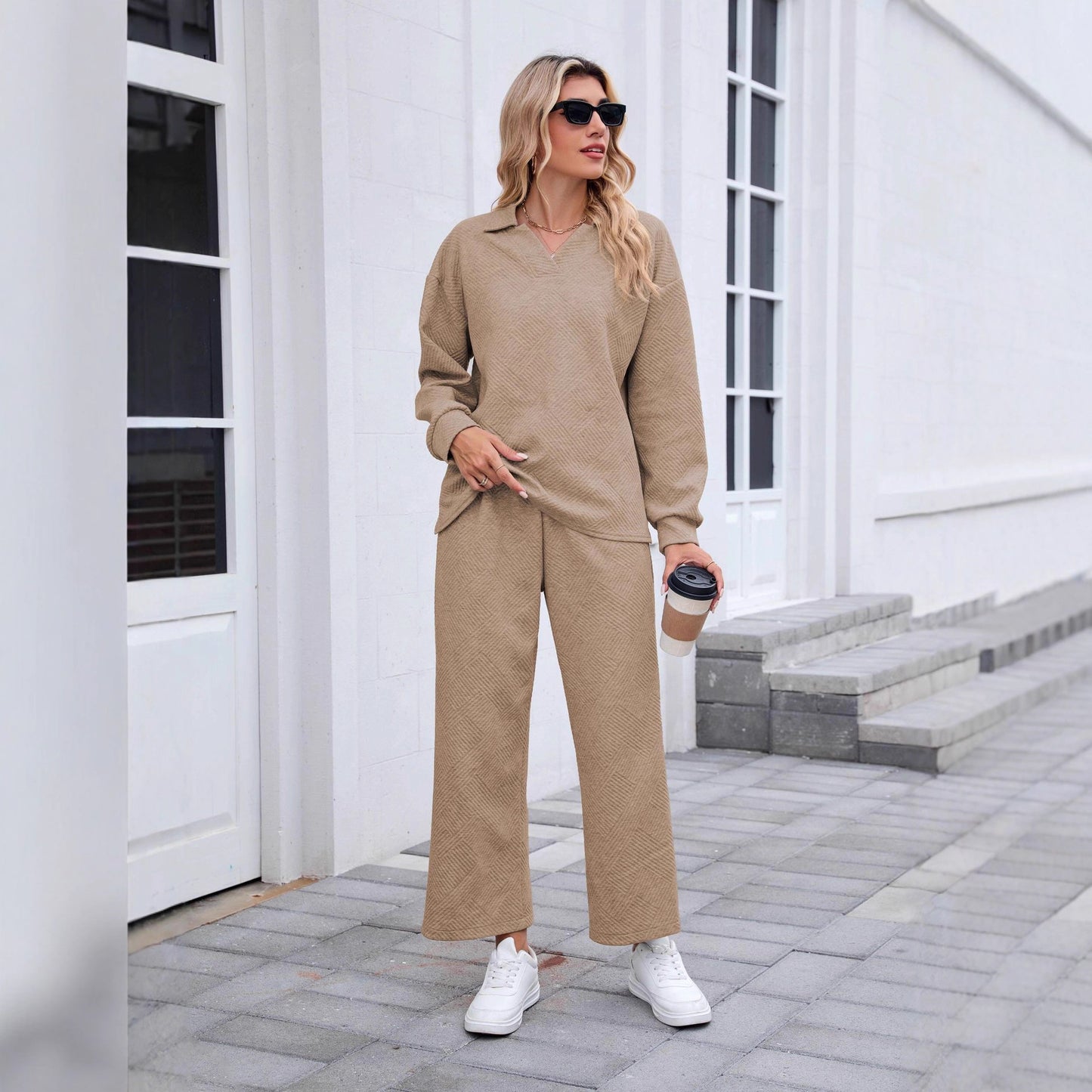 Damen lässige Oversize Kombination Stalluxe