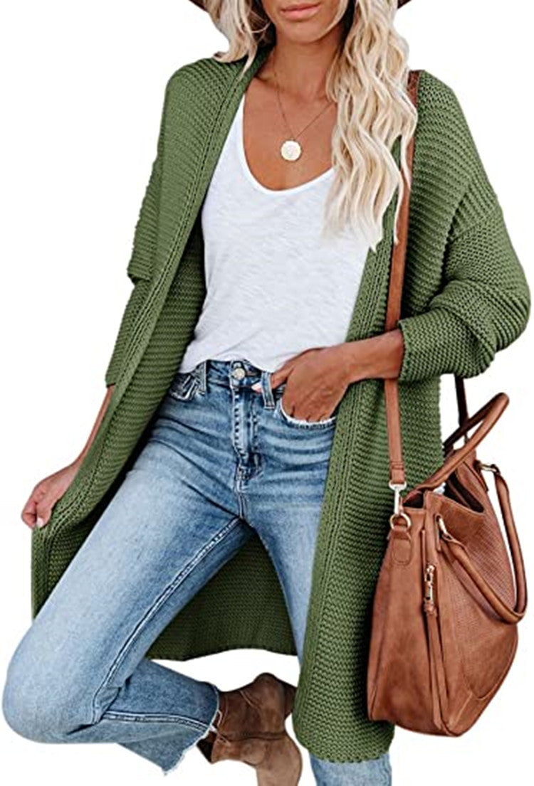 Damen Strickmantel Stalluxe