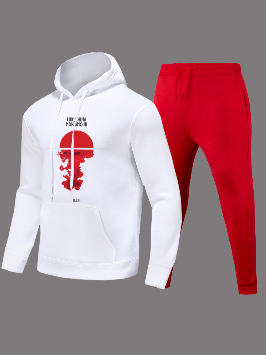 Damen Hoodie mit kreativem Druck und Jogginghose im urbanen Stil Stalluxe
