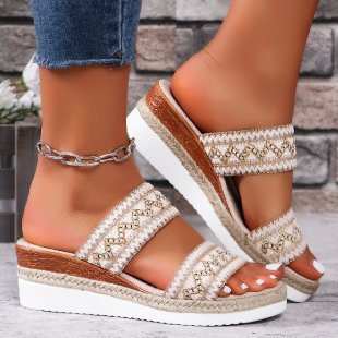 Damen Plateau-Sandalen Stalluxe