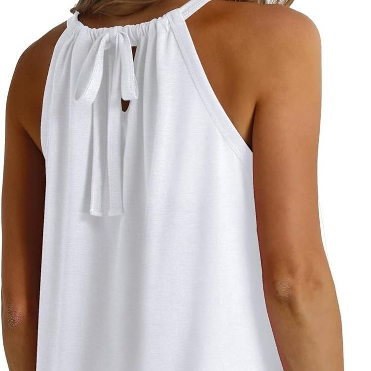 Damen Elegantes Trägershirt mit raffinierten Falten Stalluxe