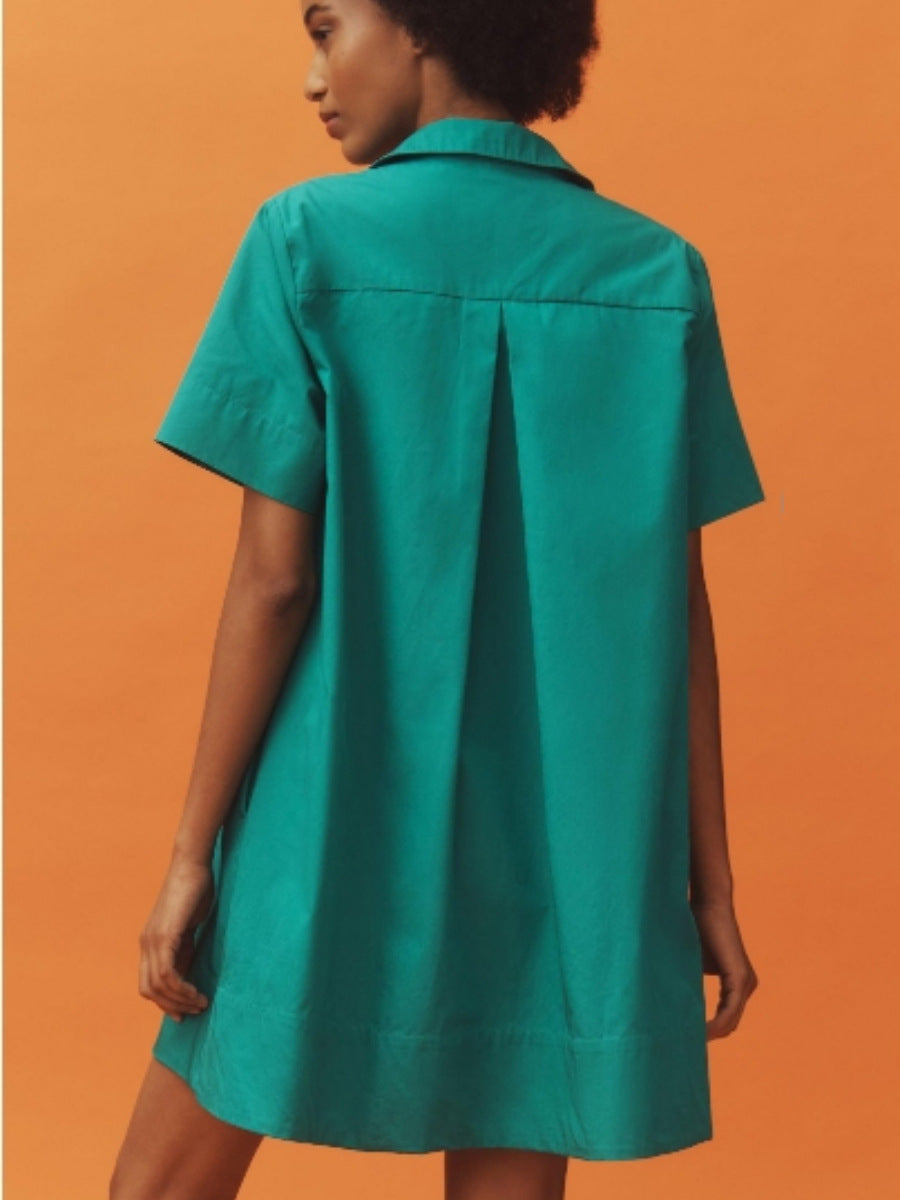 Damen Hemdblusenkleid in A-Linie von Stalluxe