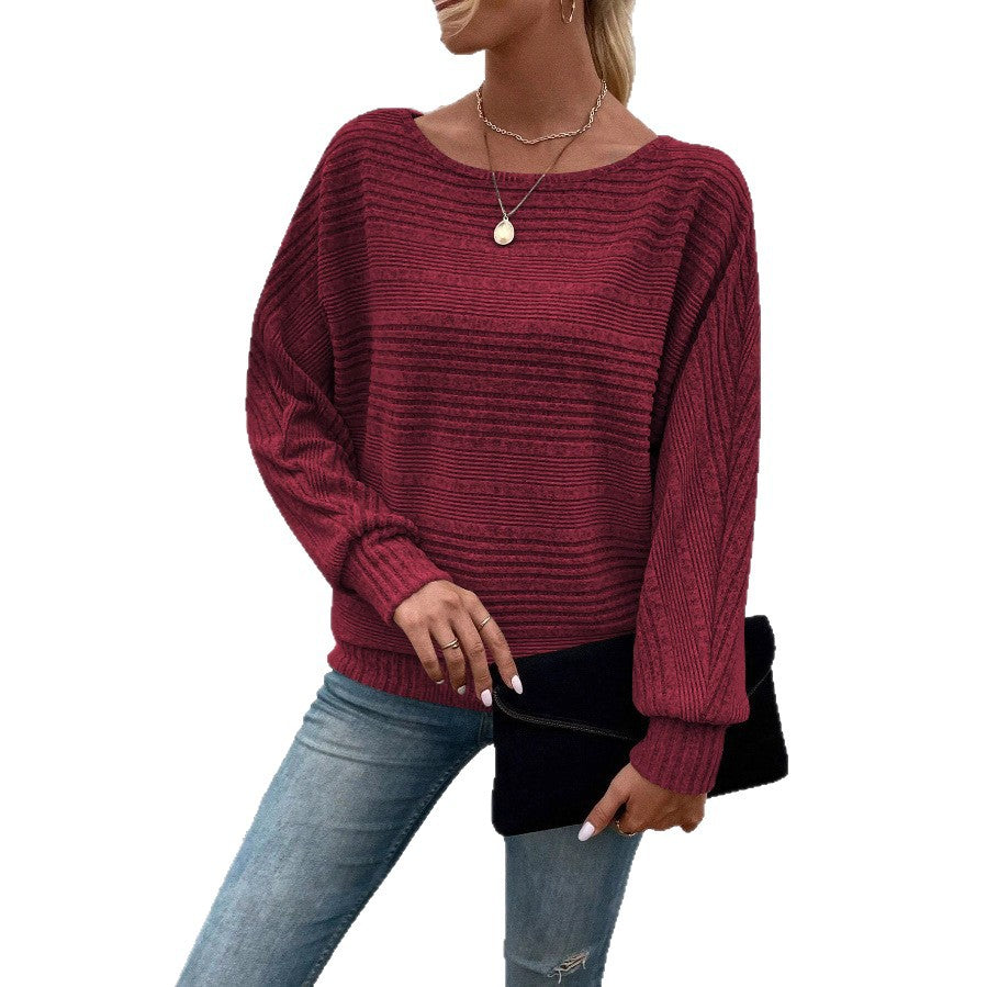 Damen lässiger Strickpullover Stalluxe