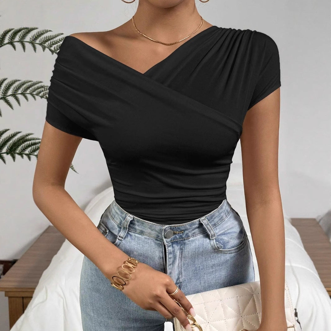 Damen Wickeloberteil mit elegantem Schnitt Stalluxe