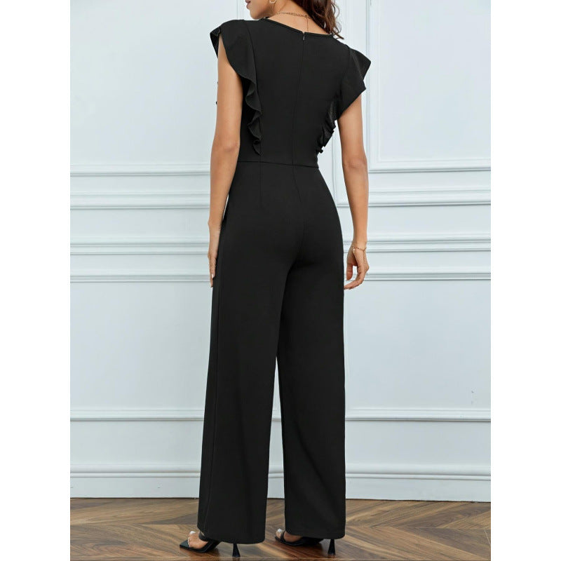 Damen Overall mit Rüschendetail Stalluxe