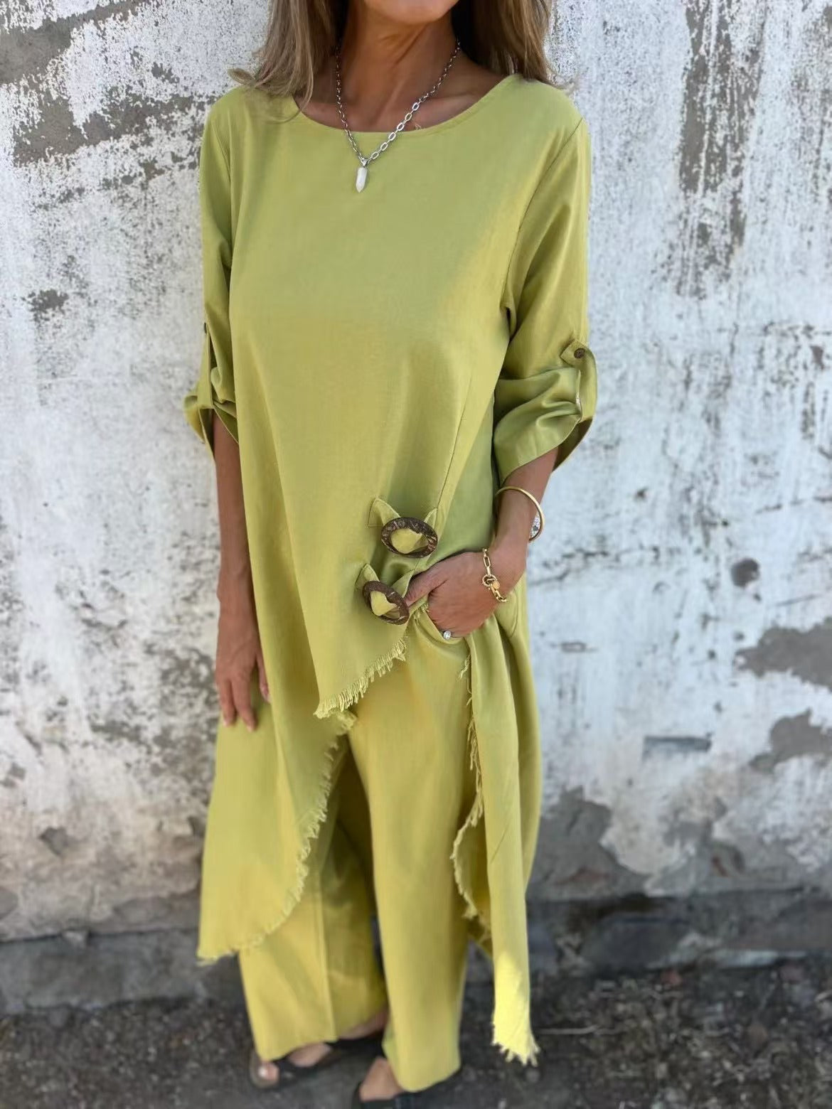 Women's Relaxed Fit Midi Dress Stalluxe