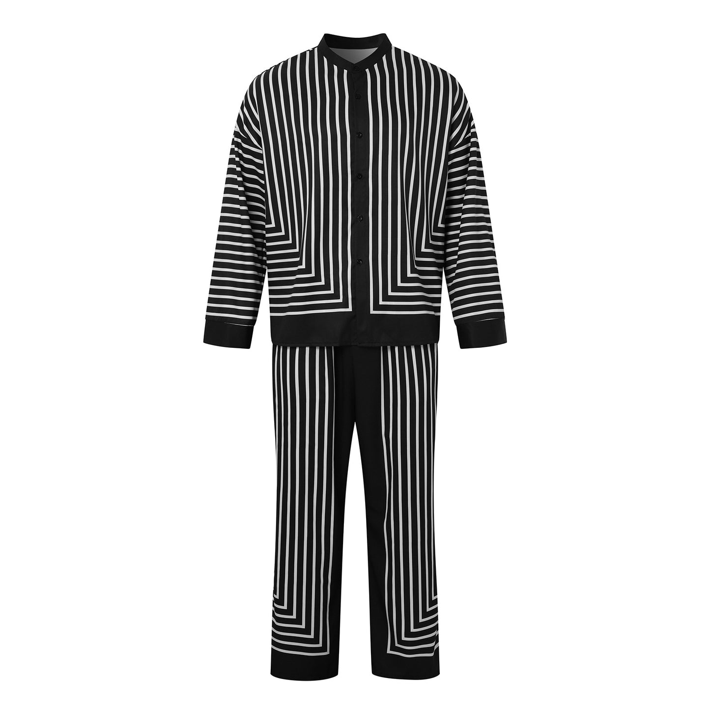 Damen Modernes Freizeit-Set mit geometrischem Muster Stalluxe