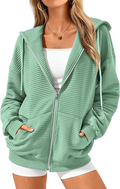 Damen Kapuzenjacke mit strukturiertem Design und praktischen Taschen Stalluxe