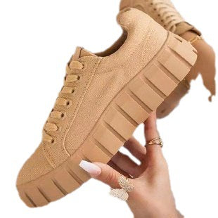 Damen Sneakers mit extraleichter Profilsohle und veganem Obermaterial Stalluxe