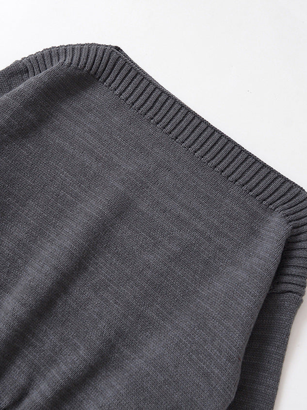 Damen lässiger Oversize-Pullover aus weichem Strickmaterial Stalluxe