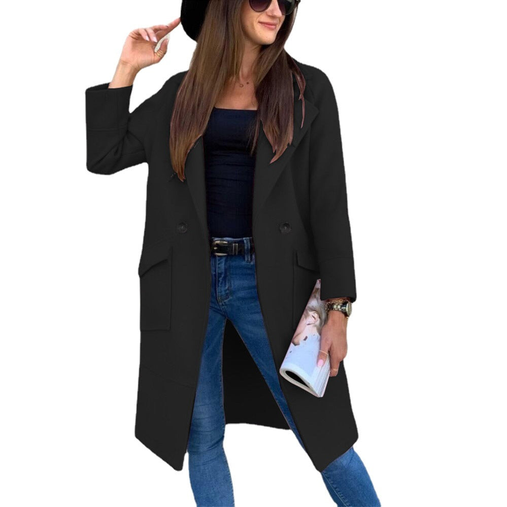 Damen Übergangsjacke mit modischem Schnitt und praktischen Taschen Stalluxe