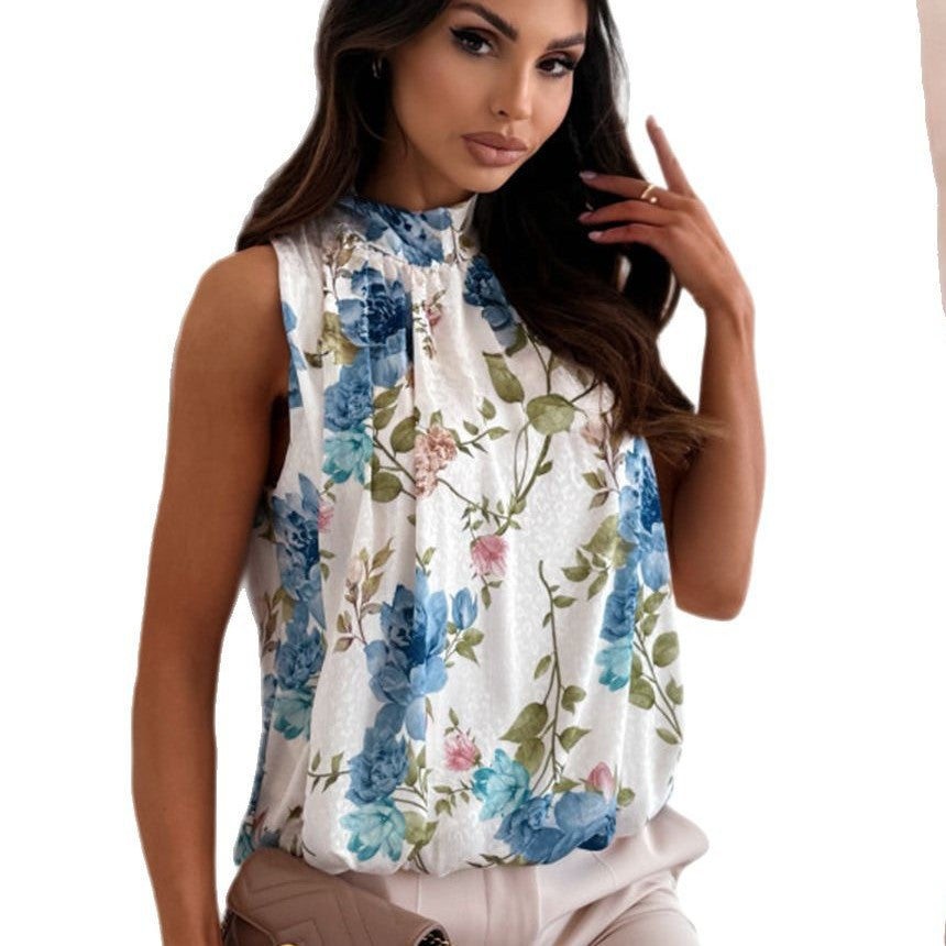 Damen stilvolle und luftige Bluse mit floralem Design Stalluxe