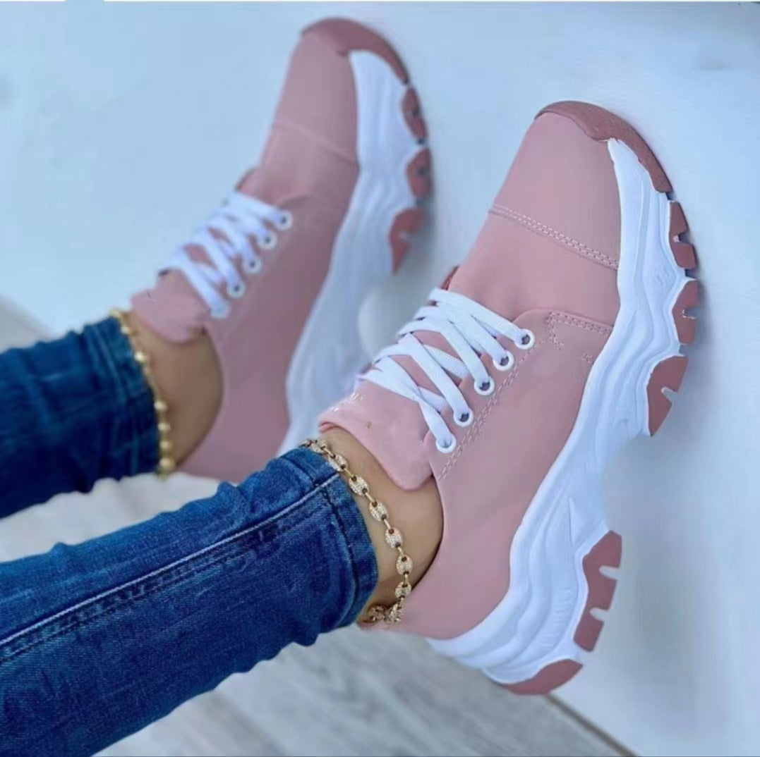 Damen Sportliche Chunky Sneakers mit luftiger Mesh-Oberfläche Stalluxe