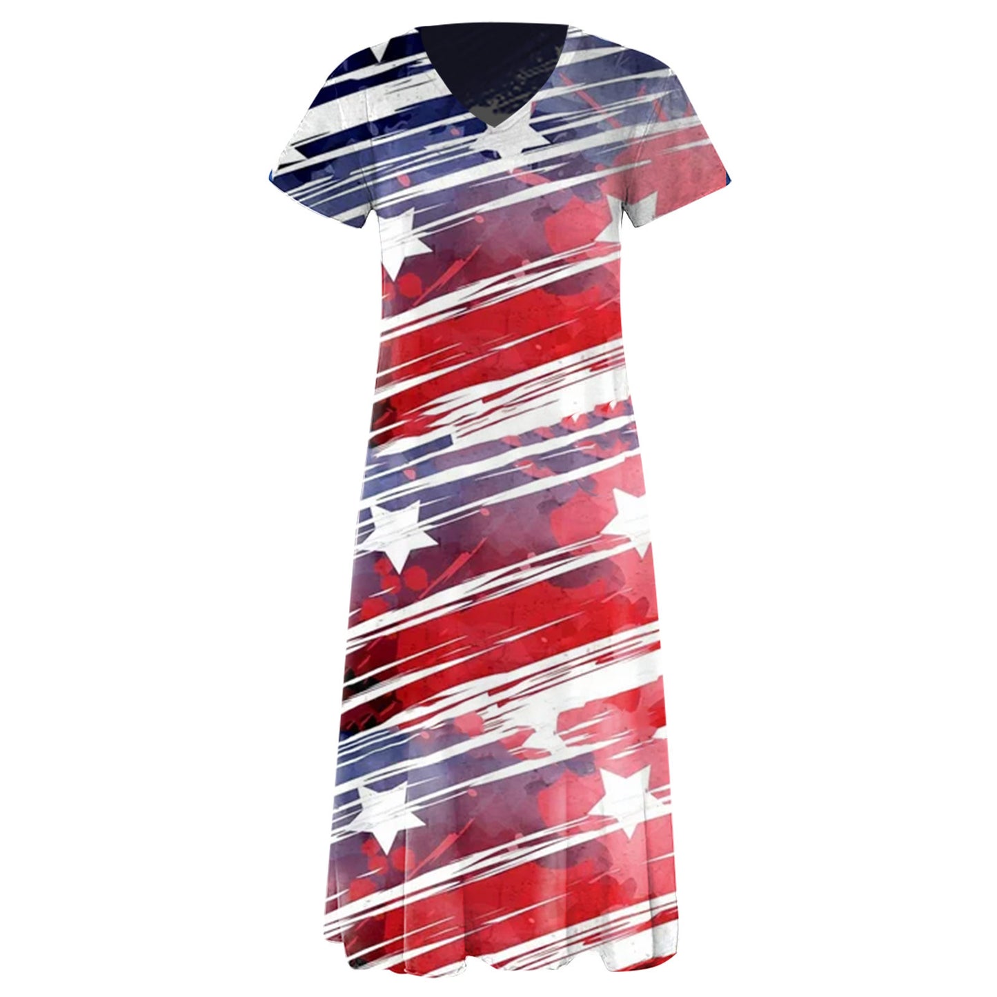 Women's Graphic Maxi Dress Stalluxe