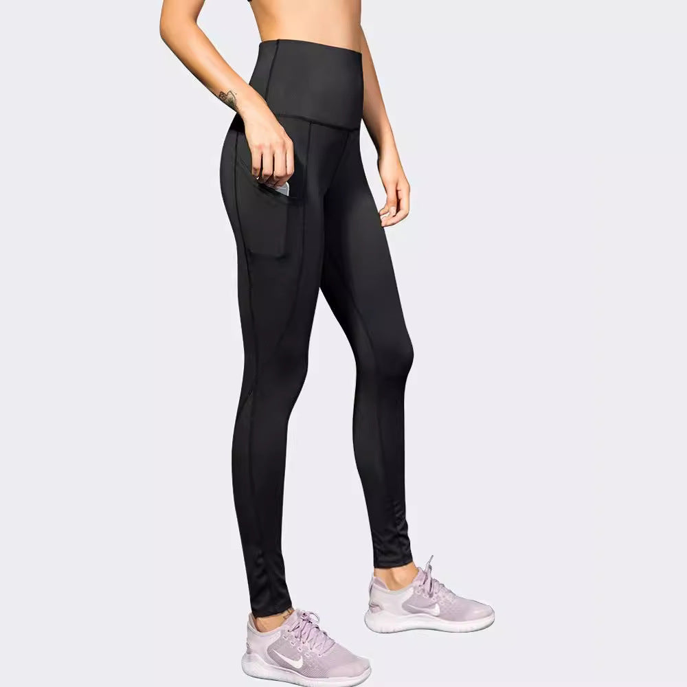 Damen Hochbund-Leggings aus atmungsaktivem Material mit figurformendem Effekt Stalluxe