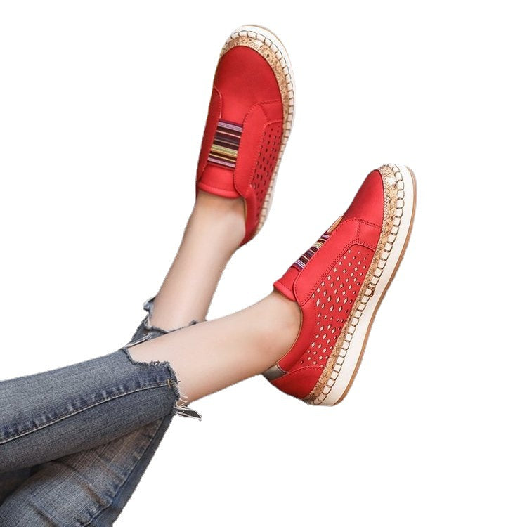 Damen Komfortable Slip-On Sneakers mit atmungsaktivem Obermaterial und modischem Design Stalluxe