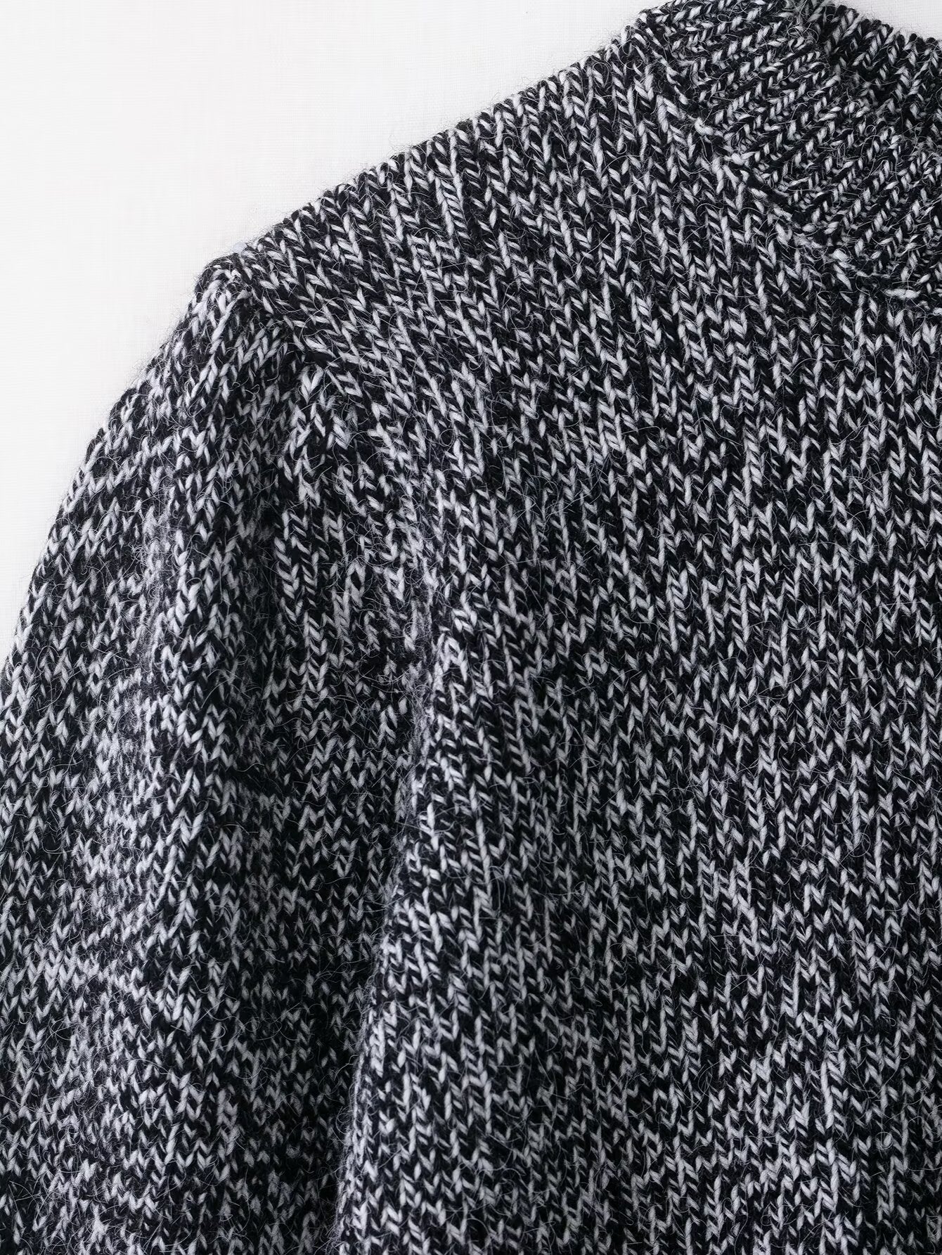 Damen modische Strickjacke mit überschnittenen Schultern und Knopfleiste Stalluxe