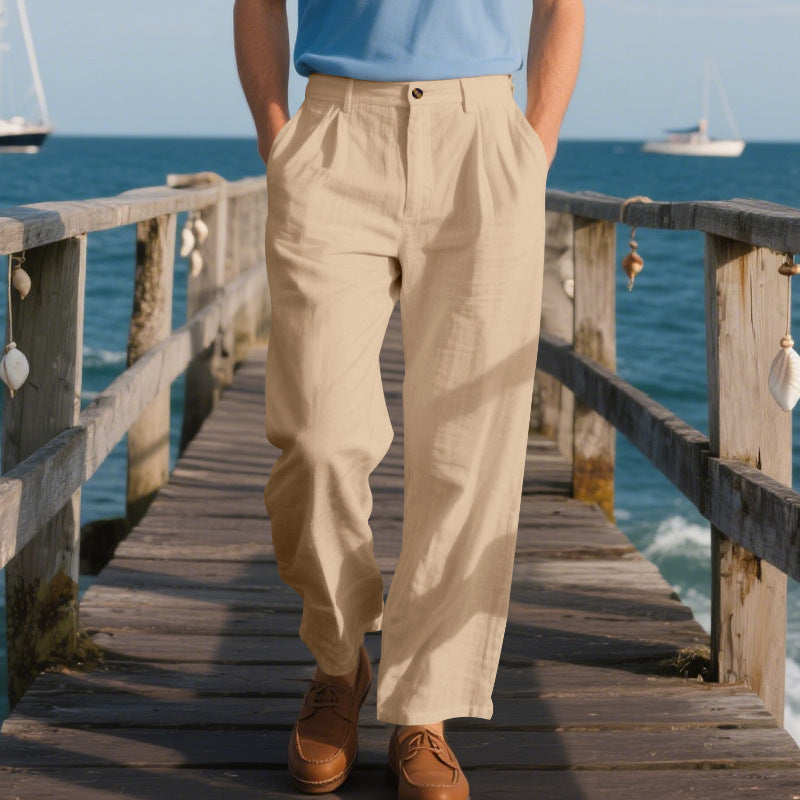 Herren Hochwertige Sommerhose Stalluxe