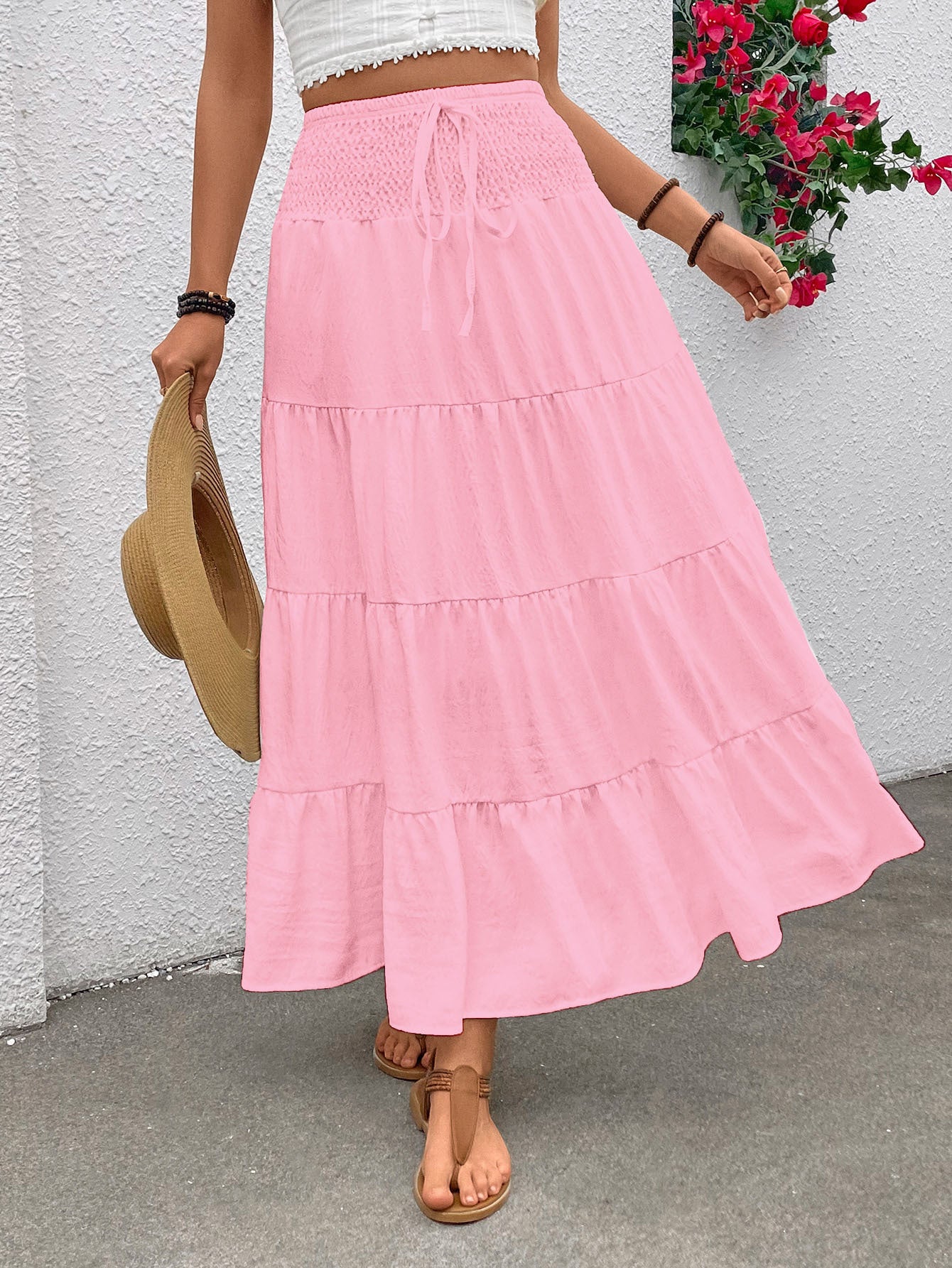 Damen Maxi Rock Stalluxe