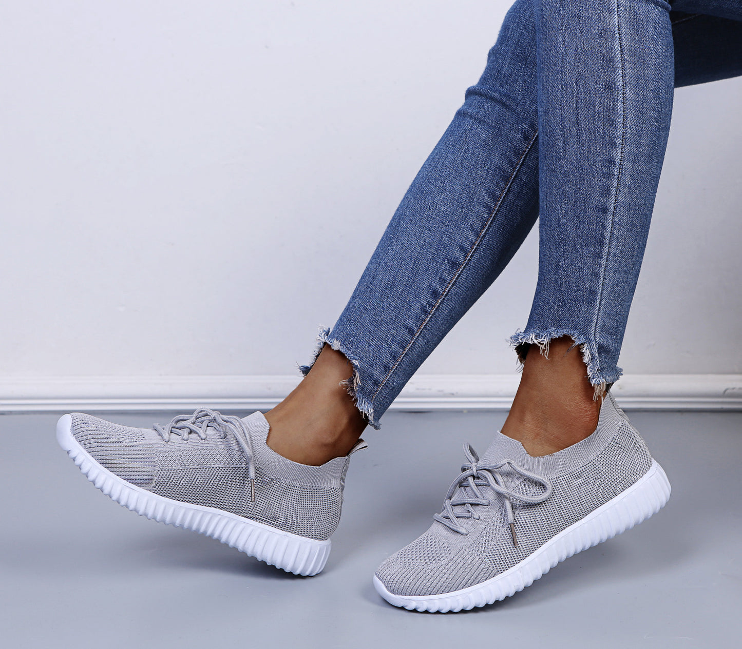 Damen Atmungsaktive Freizeitschuhe mit elastischem Obermaterial Stalluxe