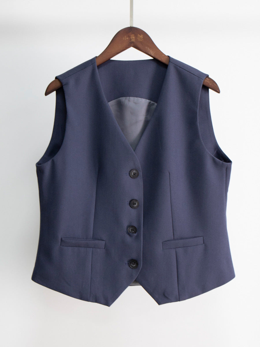 Damen elegante Weste mit komfortablem Schnitt Stalluxe