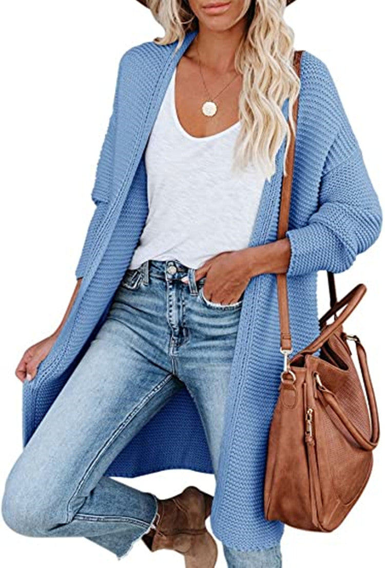 Damen Strickmantel Stalluxe