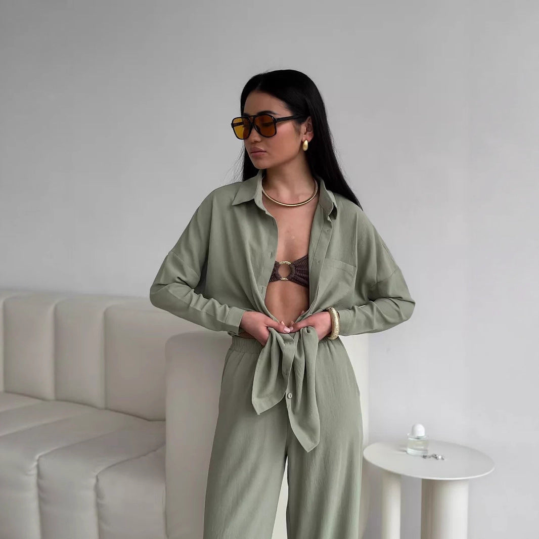 Damen Trendige Hemdbluse mit lockerer Passform Stalluxe