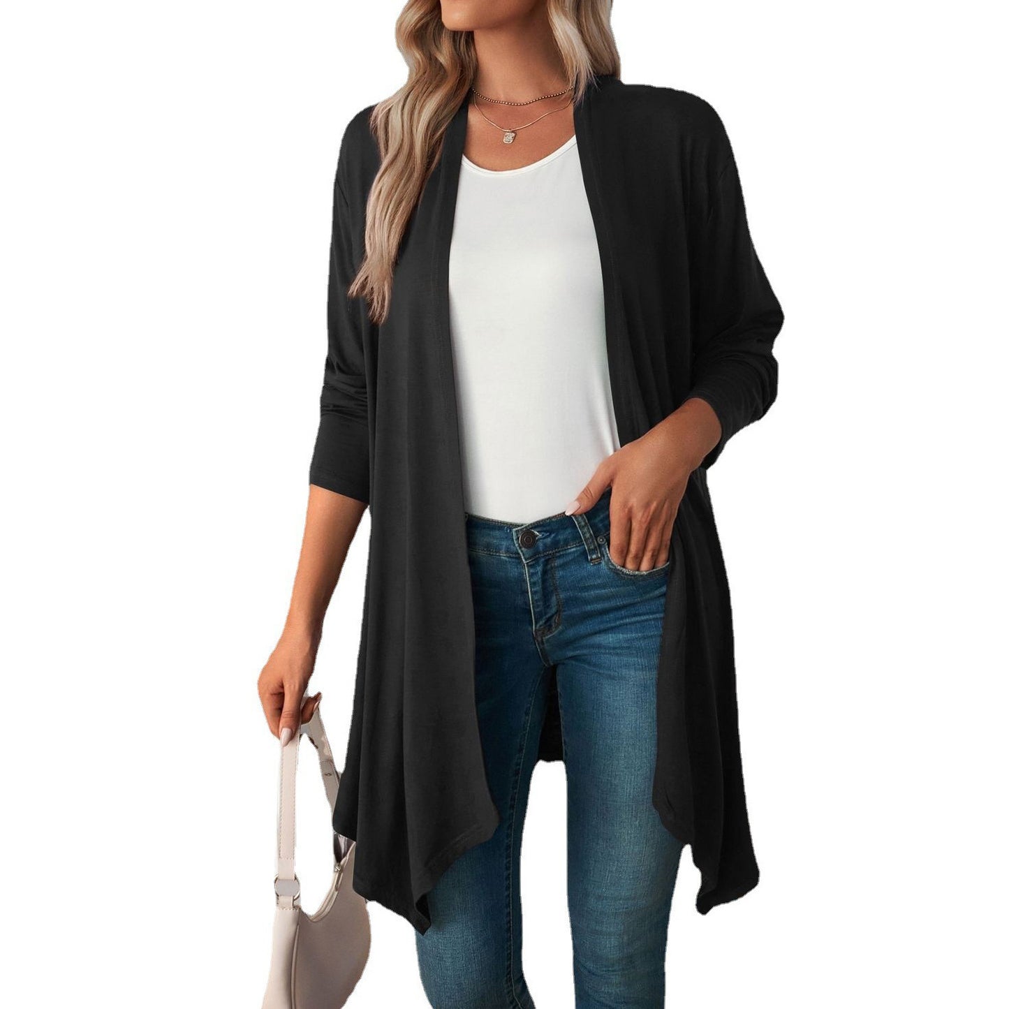 Damen Longcardigan Stalluxe
