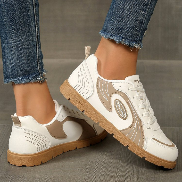 Damen modische Sneakers mit atmungsaktivem Obermaterial und rutschfester Sohle Stalluxe