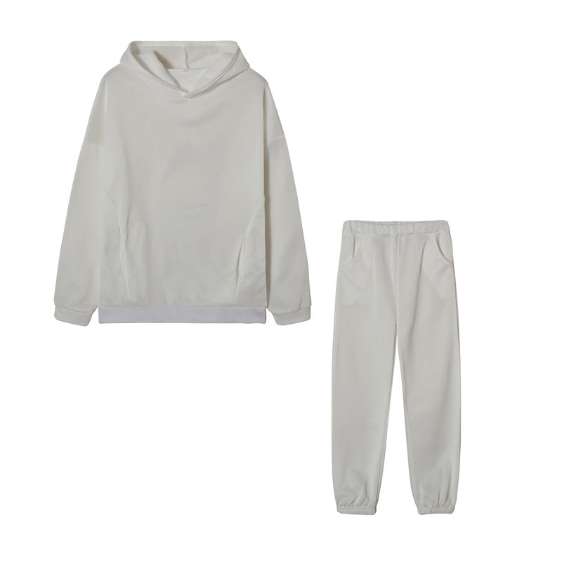 Damen bequeme Hoodie- und Jogginghose-Kombination Stalluxe