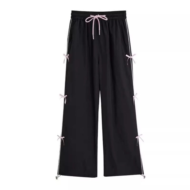 Damen Sportliche Freizeithose mit modernen Schnürdetails Stalluxe