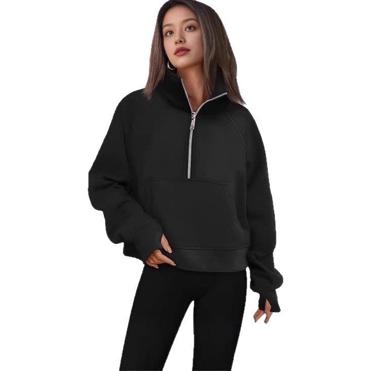 Damen Sportlicher Hoodie Stalluxe