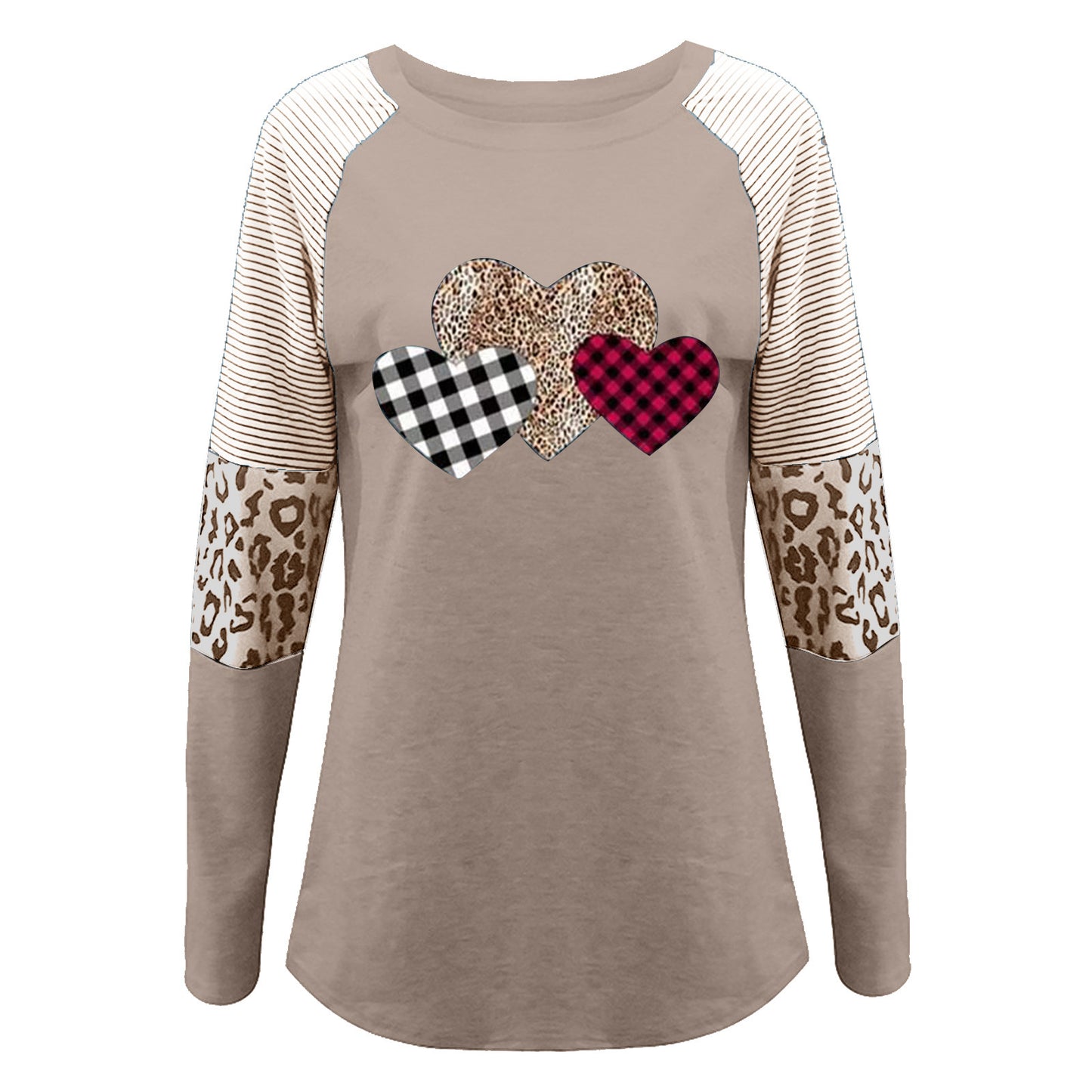 Damen Langarmshirt mit herzigen Motiven und trendigen Mustern Stalluxe