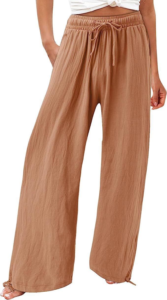 Damenweite und luftig fallende Sommerhose Stalluxe