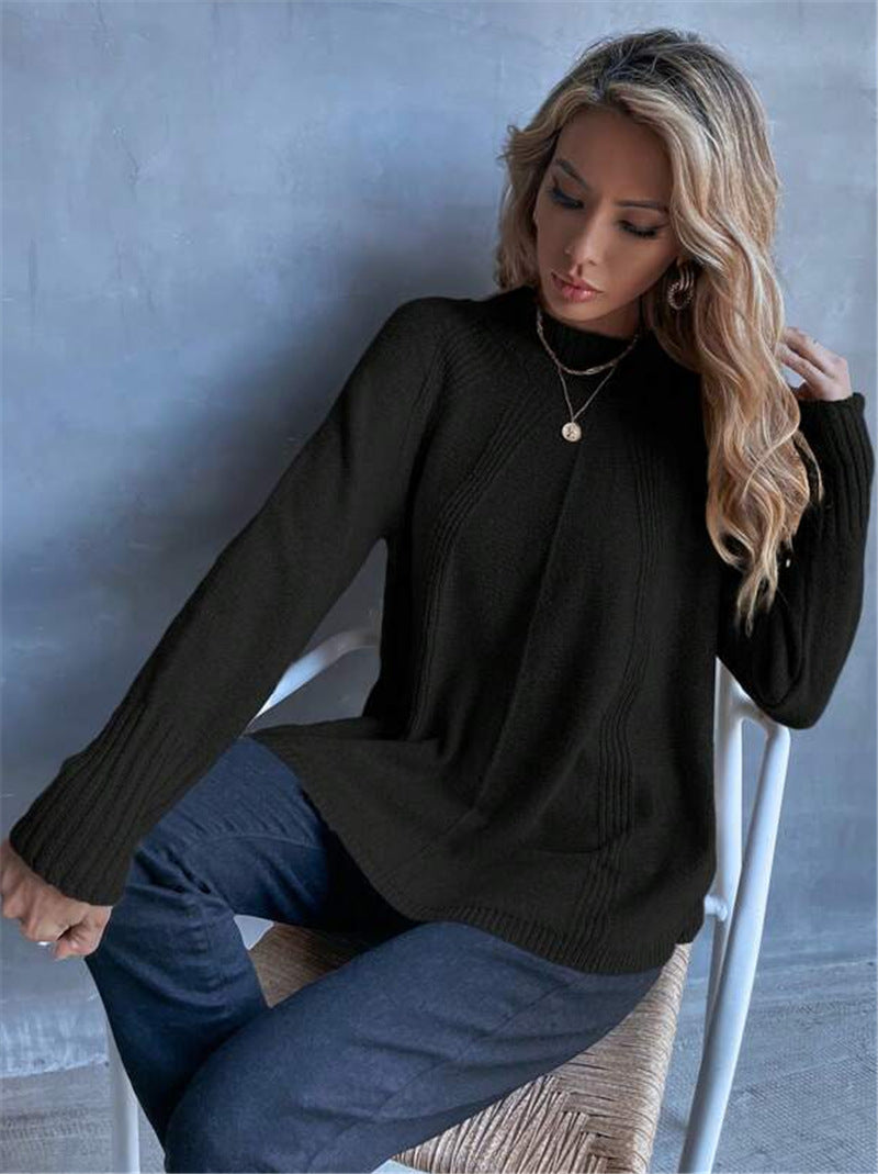 Damen Oversized Strickpullover Stalluxe