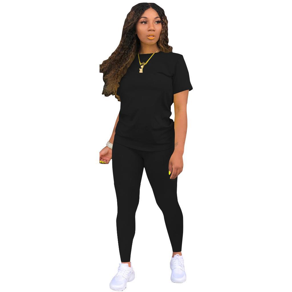 Damen Sportset mit T-Shirt und Leggings Stalluxe