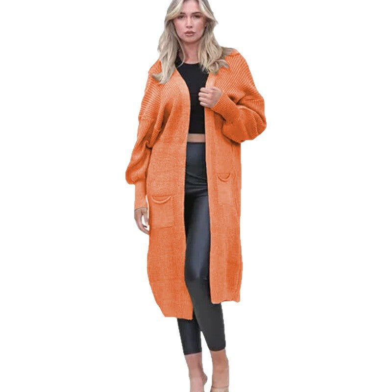 Damen Langarm-Strickcardigan mit edlem Strukturdesign und praktischen Taschen Stalluxe
