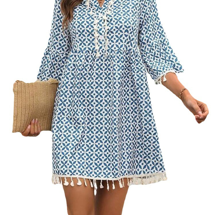 Damen modisches Freizeitkleid Stalluxe