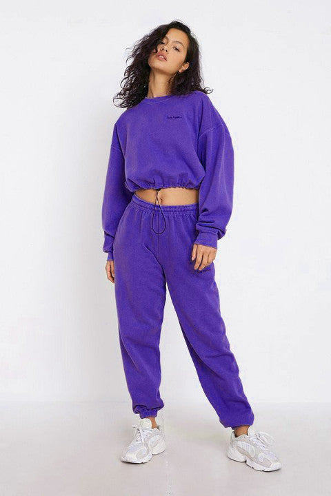 Damen hochwertige Sweatpants mit elastischem Bund und seitlichen Taschen Stalluxe