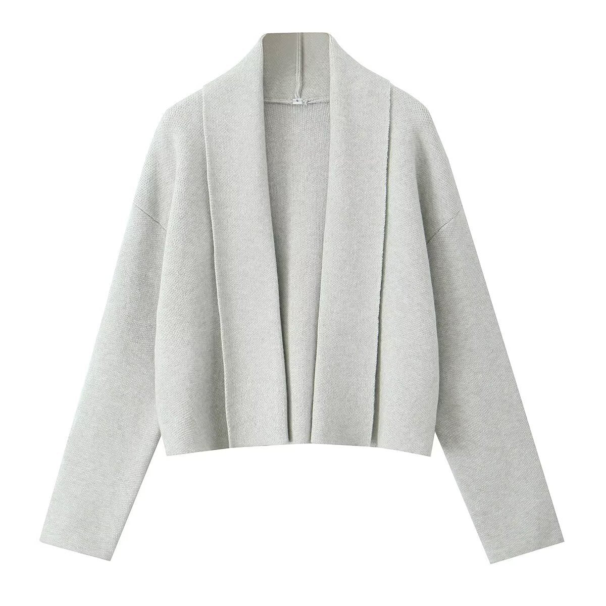 Damen lässige Strickjacke mit offenem Design und V-Ausschnitt Stalluxe