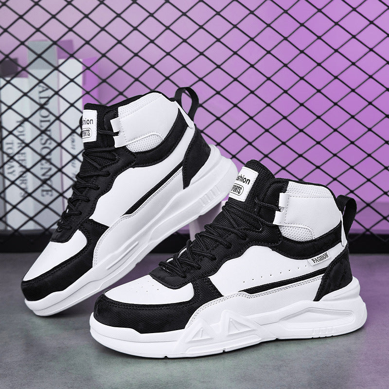 Damen Sportliche High-Top Sneakers mit modischem Farbenspiel Stalluxe