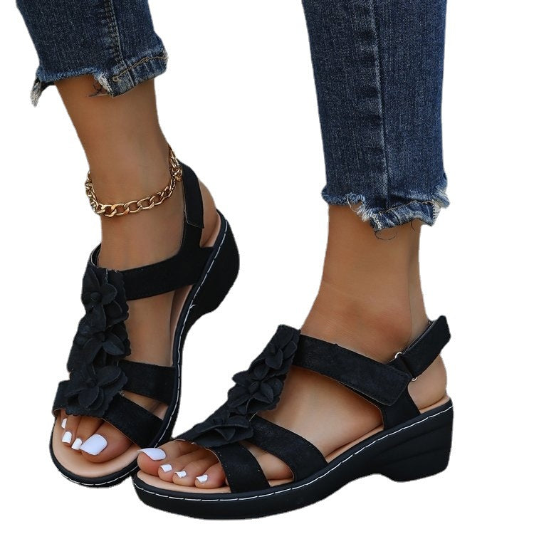 Damen Komfortable Riemensandalen mit modischem Design und verstellbaren Riemen Stalluxe