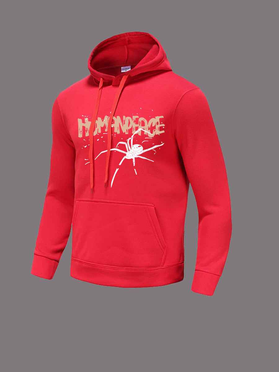 Damen Kapuzenpullover mit kreativem Spinnenmotiv und bequemer Passform Stalluxe