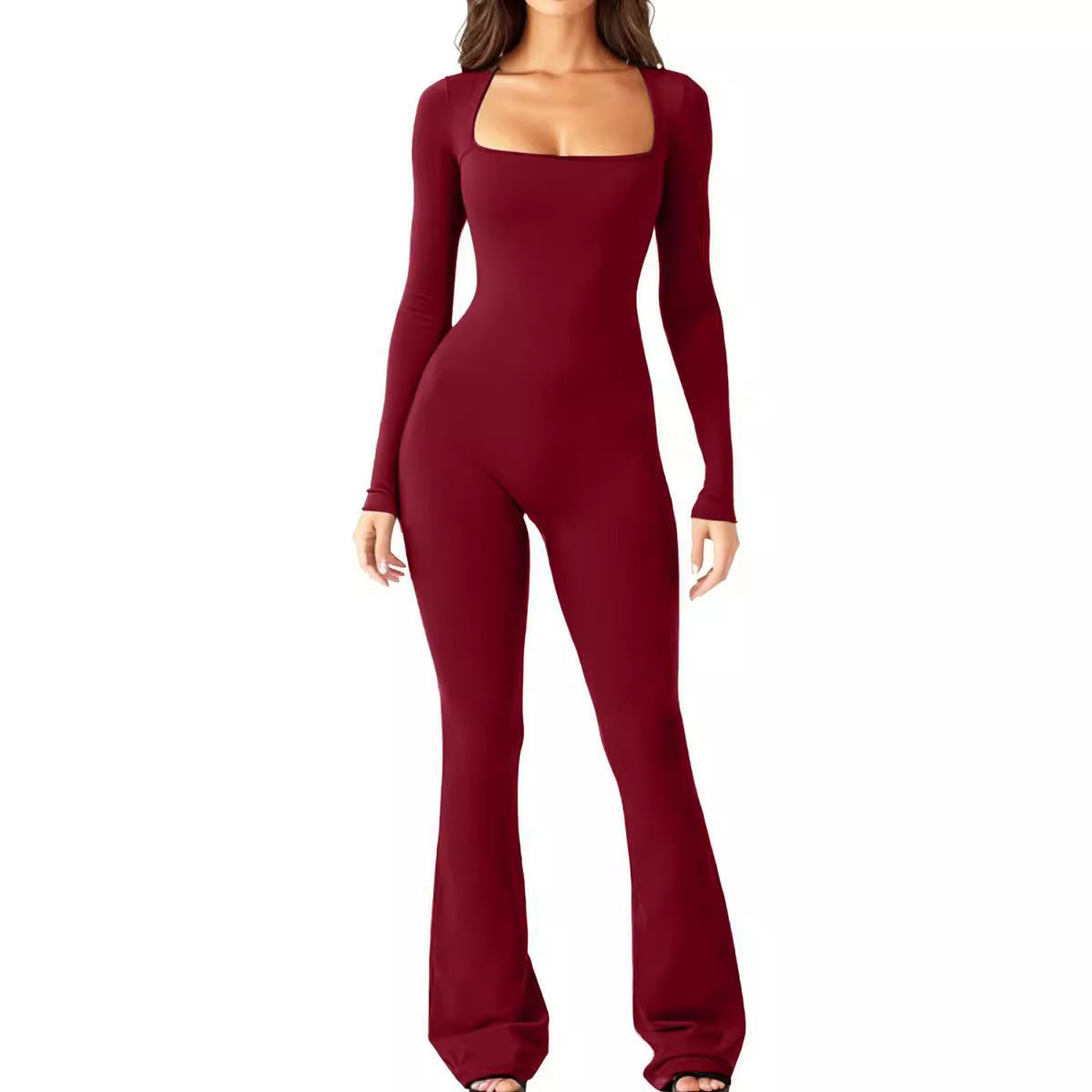 Damen Overall mit langen Ärmeln und weitem Bein Stalluxe
