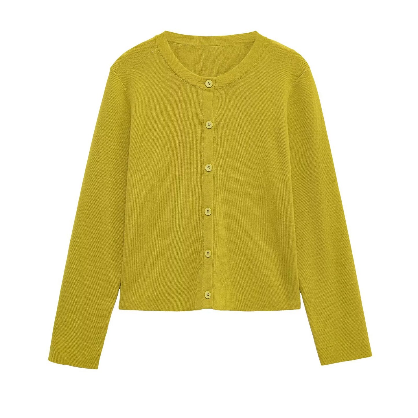 Damen lässige Strickjacke mit feinen Knopfdetails Stalluxe