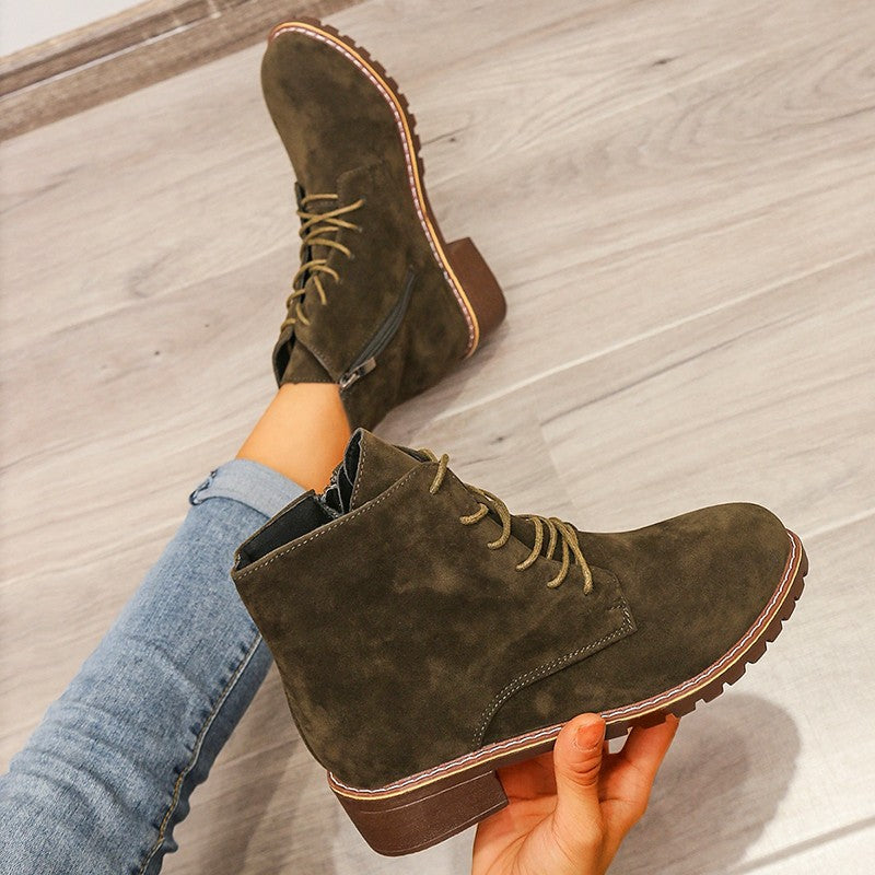 Damen modische Ankle Boots mit robustem Profil Stalluxe